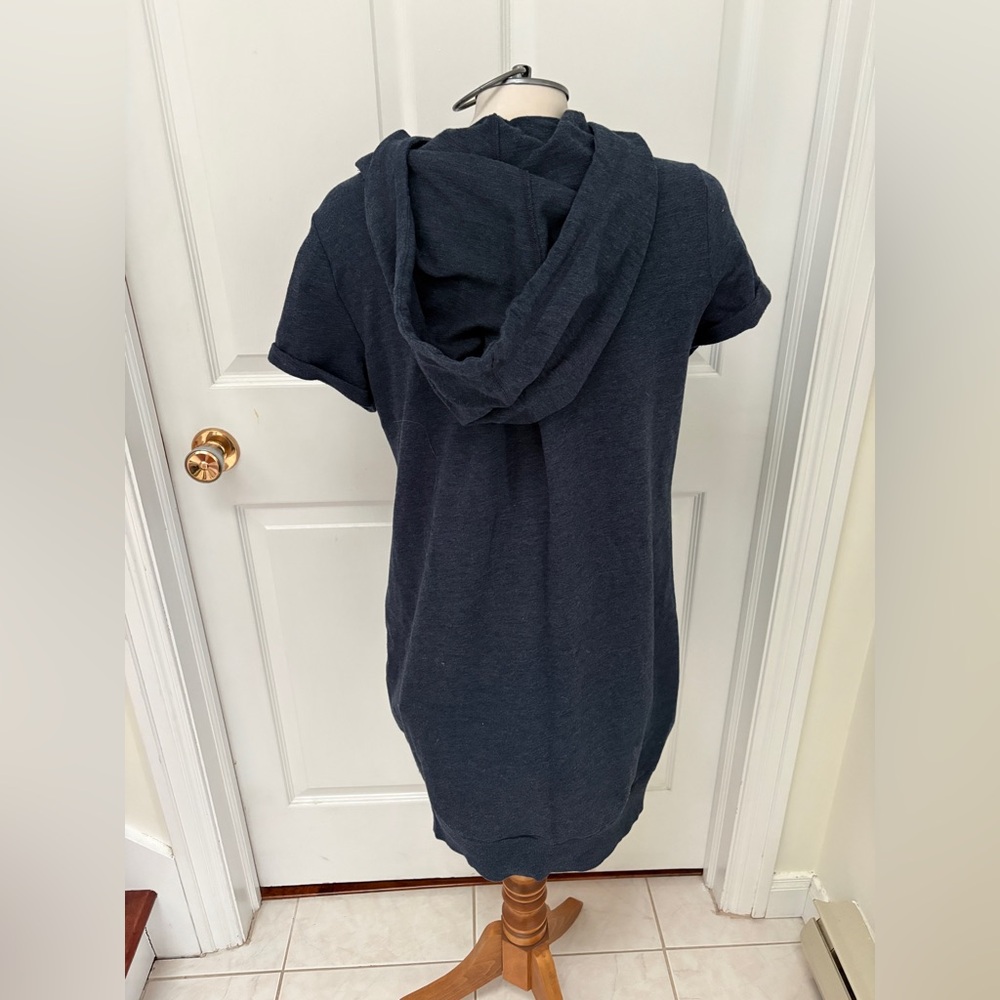 George Navy Midi Dress with Hood - Picture 6 of 6
